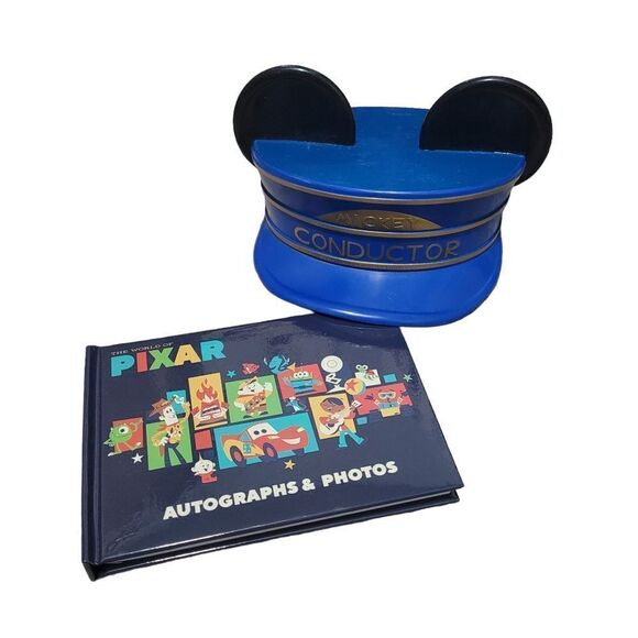 Disney conductor hat and new autograph book - Picture 1 of 3